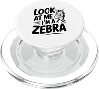 Guardami, sono una zebra, divertente amante degli animali PopSockets PopGrip per MagSafe