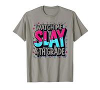 Guardami Uccidere Vibrant School Spirit di Quarta elementare, Quarta elementare Maglietta, Uomo, Ardesia, L