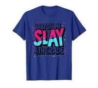 Guardami Uccidere Vibrant School Spirit di Quarta elementare, Quarta elementare Maglietta, Uomo, Blu Reale, 3XL