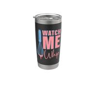 Guardami Whip Baking Bakery Love Baking Bake Lover Baker Bicchiere termico in acciaio inox doppia parete