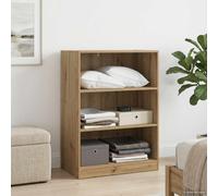 vidaXL Guardaroba Rovere artigianale 77 x 48 x 102 cm PB, Storage ampio, armadio moderno, design efficiente per vestiti, mobile alla moda