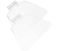 Guardia 2 Pezzi per Utensili Protezione in Plastica Trasparente | Banco, Facile Installazione, Blocca i Detriti, Tutela gli Occhi nel Posto di Lavoro