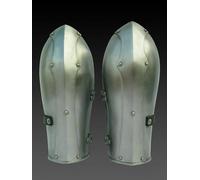 Guardia D'Acciaio Medievale Bracciali Per Mano Di Cavaliere Fatto In Ferro