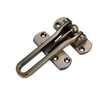 Guardia della porta di sicurezza verde in lega di zinco, chiusure per cancelli a battente serratura per porta a catena antifurto lucchetto con viti per casa, appartamento, hotel, dormitorio