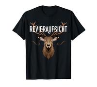 Guardia dipartimento cacciatore cervo forestale caccia vestito regalo Maglietta