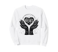 Guardia Il Tuo Cuore Mani Celestiali Cosmiche Magiche Streghe Felpa