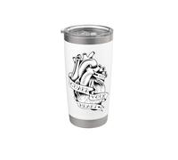 Guardia il tuo cuore x Proverbi 4:23 Lavoro nero Bicchiere termico in acciaio inox doppia parete