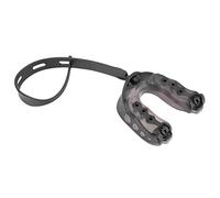 Guardia per la Bocca di Calcio, Guardia della Bocca per Bambini Calcio con la del Boccino il Cordino Adulti Denti Orali Protezione Protettiva Sport Bocchetto di Boxe Boxe Pallacanestro Rugby (BLACK)