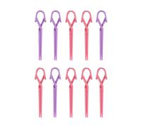 Guardia per unghie - Set di clip polacche | Protettore di anti -slittamento | Shield riutilizzabili da 10 pacchetti per arte manicure | Secure Hold Clips per la pittura e l'essiccazione del