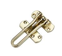 Guardia porta di sicurezza in lega di zinco oro, chiusure per cancelli battenti serratura per porta catena antifurto lucchetto lucchetto con viti per casa, appartamento, hotel, dormitorio