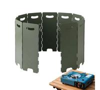 Guardia Stufa Camp - Schermo Portatile Parabrezza Da Cucina, Scudo D'aria Bruciatore Pieghevole | Pannello Di Rabbe Da Cucina All'Aperto, Protezione Della Stufa