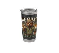 Guardiamo All'alba Bear Wilderness Bicchiere termico in acciaio inox doppia parete