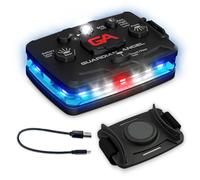 Guardian Angel Torcia magnetica a mani libere LED per agenti di polizia e funzionari di pubblica sicurezza (blu elite/blu)