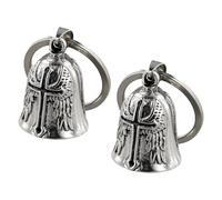 Guardian Bell Campanella Moto, 2 Pezzi Campanella Portafortuna Moto, Campanella Moto con Anello Appeso, per Auto Biciclette, Elettriche, Moto