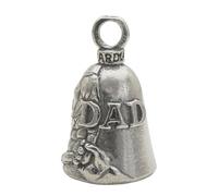 Guardian Bell Campanello portafortuna con portachiavi e sacchetto regalo in velluto nero, campanello per moto, peltro senza piombo, regalo di buona fortuna per amici e familiari, campanello per bici,