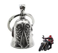Guardian Bell moto Campanella Moto Guardian Bell con Anello Appeso Campanella Portafortuna Moto Oleoso Angelo Custode Portachiavi Campanella Motociclisti per Moto Biciclette Auto Elettriche