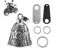 Guardian Bell Portafortuna Moto,Campanella Moto Guardian Bell Originale,Campanella Moto Oleoso per Auto Elettriche Motos Biciclette Ecc (Argento)