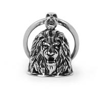 Guardian Bell Viking Odin Lion Cross Angle Wings Campanella da moto con teschio Spider Gremlin Bell Evil Eye Motorcycle Bell St Christopher Motorbike Bell, leone, S