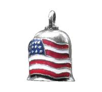 Guardian Bells Campane Fortuna Motociclista Portachiavi Americano Flag 550519