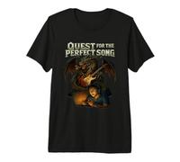 Guardian Dragon & Heroic Gamer - alla Ricerca della Canzone Perfetta Maglietta Premium