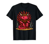 Guardian of The Deep | Viking Axolotl Fantasy Design Maglietta