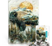 Guardian of the Wilds1000 pezzi puzzle per adolescenti Puzzle apprendimento educativo con pezzi completamente ad incastro a forma casuale 38 x 26 cm