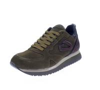 Guardiani Wen 0098 - Sneakers In Suede E Nylon Verde - Taglia 42 [26.8cm] Uomo