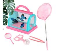 Guardiano degli insetti, Gabbia per insetti, Kit di esplorazione all'aperto Container, Kit di osservazione della natura, giocattolo portatile con mirino per bambini, ragazzi e ragazze