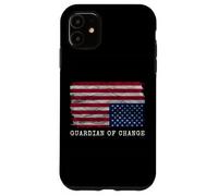 Guardiano del cambiamento della bandiera americana capovolta Custodia per iPhone 11