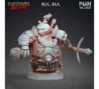 Guardiano Del Monastero Miniatura Panda Monk per RPG Come D 5e Pathfinder 32mm