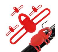 Guardiano di amo per canna da , set di 5 fissatori morbidi per esche da , versatili ad alta elasticità per acqua e salata