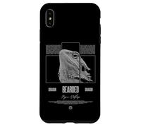 Guardiano di rettili streetwear moderno con drago barbuto Custodia per iPhone XS Max
