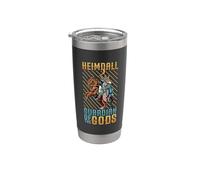Guardiano vichingo degli dei Heimdall Bicchiere termico in acciaio inox doppia parete