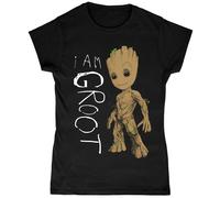 Guardians Of The Galaxy 2 I Am Groot Maglietta Scarabocchio Donna (BI269)