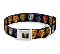 GUARDIANS OF THE GALAXY EVERGREEN Dog Collar MCBE-GUARDIANS Badge Full Color Bla