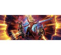 GUARDIANS OF THE GALAXY VOLUME 2 POSTER BANNER CHRIS PRATT ZOE SALDANA GUNN