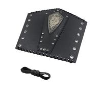 Guardie del braccio in pelle finta - braccialetti del cosplay medievale, protezione da polso regolabile morbida | Accessorio per costumi da donna da donna, design a vapore LARP | Prop di gioco di ruol