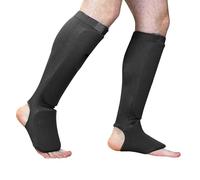 Guardie intepts Tibia Nero Opaco | Attrezzatura Kickboxing Thai imbottita