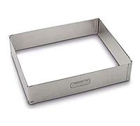 Guardini, Anello Regolabile Rettangolare 18/33x27/52 cm, Acciaio Inox, Argento