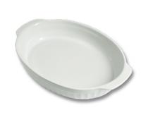 Guardini Ceramica, Pirofila ovale media 30x18 cm, ceramica, Colore bianco