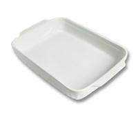 Guardini C00TC7 Pirofila rettangolare grande 36x24 cm, Ceramica, Bianco