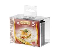 Guardini Accessori, Coppapasta ovale con stantuffo 9x5cm, Acciaio inox, Colore argento