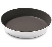 Guardini Foodies Tortiera Liscia, Acciaio, Bianco, 28x28x5.3 cm