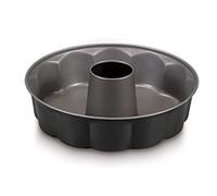 Guardini Happy Hour, Tortiera Fiorella 26 cm, Acciaio con Rivestimento Antiaderente, Forma a Fiore con Cono, Colore Nero/Grigio, Inossidabile