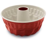 Guardini Keramia Stampo Budino con Cono, Acciaio, Rosso, 23x23x12 cm