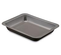 Guardini Happy Hour, Lasagnera 30x40cm, Acciaio con Rivestimento Antiaderente, Colore Nero/Grigio