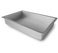 Guardini Professional, Lasagnera Con Fondo Smontabile, Adatta ad Uso Intensivo, In Alluminio Riciclato Anodizzato, 18 x 28 x 5cm, Colore Argento