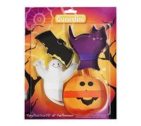 Guardini, Set di 4 tagliabiscotti Halloween, Banda stagnata
