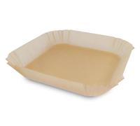 Guardini, Set di 50 pirottoni quadrati 20x20 cm, Ideali per friggitrice ad aria, Carta antiaderente, Monouso, Linea Air Fryer