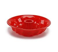 Guardini, Stampo ciambella Ø 24 cm, Silicone alimentare, Rosso, Made in Italy, Linea Juliette